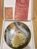 Plate in original box with certificate and booklet