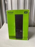 Front of retail box showing WD My Book Essential branding and product image