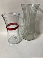 Front view of both vases side by side