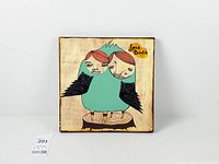 Front view of square print showing full artwork and reference tag