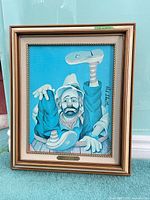Front view of framed Red Skelton "Rodeo" limited edition print