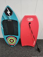 Both boards standing side by side