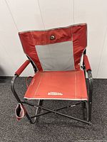 Full view of GCI Outdoor Freestyle Rocker chair, unfolded