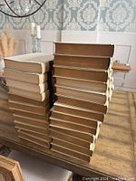 Two stacks showing all volumes for count verification