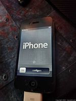 Front view showing startup screen