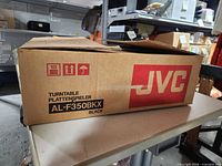 Original JVC cardboard box showing model AL-F350BKX labeling
