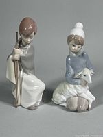 front view of both figurines