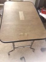 Full view of grooming table top showing size and surface