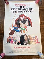 Full view of the unfolded poster with artwork and text