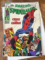 Front cover of Amazing Spider-Man #68 showing title, issue number, price, date, and cover art