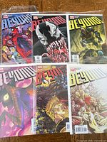 Group shot of Beyond! issues #1-6
