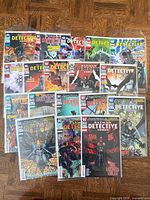 All 18 Detective Comics issues #982-999 in bags