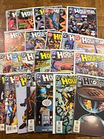 All 25 Hourman comic issues laid out