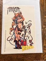 Front view of Angela decal in sleeve