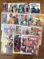 All comics laid out showing covers of Young Avengers and Children’s Crusade issues