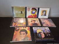 Overview of all 8 Elvis Presley CDs