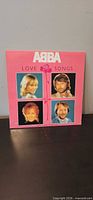 Front sleeve of ABBA Love Songs LP