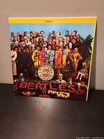 Front cover of Beatles Sgt. Pepper’s vinyl LP