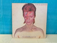 Front cover with Bowie portrait and title