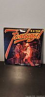 Front cover of ZZ Top Fandango! LP with worn edges
