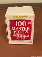 Front view of slipcase showing title and format