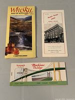 Front covers of all three ephemera pieces