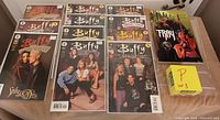 First group of Buffy single issues plus Fray TPB