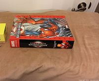 Front view of Ultimate Spider-Man Omnibus with dust jacket