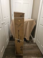 Full view of sealed XTERRA FB350 box standing upright