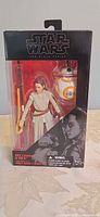 Front view of Black Series Rey & BB-8 box showing figures and artwork