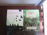 Front covers of both textbooks side by side