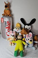 Group shot of all eight plush toys