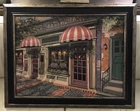 Full view of framed print showing entire artwork and frame