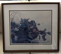 Framed print showing full artwork and frame front