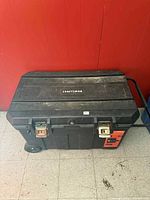 Exterior closed view showing overall chest