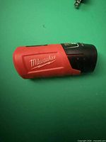 Milwaukee M12 battery pack side view