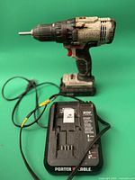 Drill/driver with battery and charger