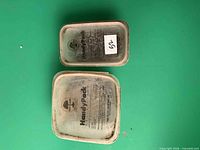 Top view of two Tree Island HandyPack nail boxes