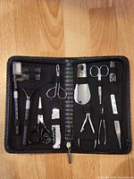Full view of open case showing all tools secured inside