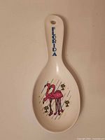 Front view showing flamingo design and Florida text