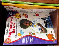 Front cover and spines of Playful Learning books