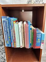 Single shelf showing all children’s books in the lot