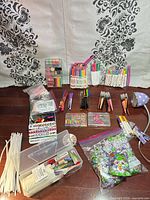 Overview of entire lot on table