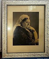Front view showing full framed portrait with glass