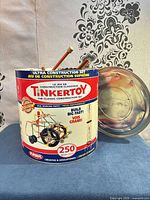 Canister front showing branding and piece count