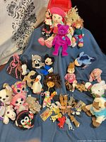 Full lot overview on blue backdrop