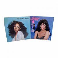 Front covers of both Donna Summer vinyl albums