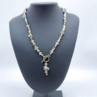 Full view of necklace on bust form