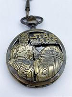 Front view showing embossed C-3PO and R2-D2 with Star Wars text