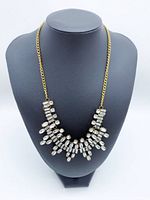 Necklace displayed on bust front view